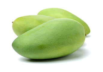 mangos on a white background 