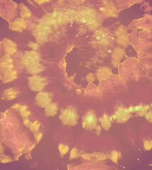 Red Tie Dye Patterns. Abstract Texture with Psychedelic Spiral. Batik Backdrop. Tye Dye Swirl Painting. Hippie Ink Dress. Color Design for Material Shirt. Orange Tie Dye Patterns.