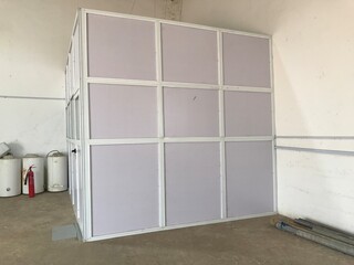 Full size Aluminum panel for an Warehouse office temporary partition for office work