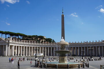 Fototapeta na wymiar Vatican square in Rome