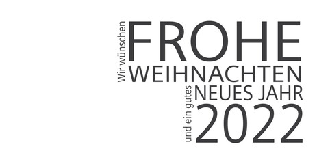 Frohe Weihnachten Schriftbild Blocksatz Schriftzug für Weihnachtskarten Gestaltung, Kartentext