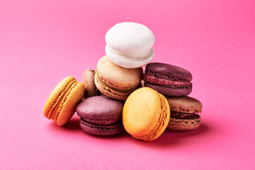 colorful macaroons 
