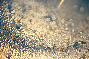 drops rain glass background texture, abstract seasonal autumn background water drops