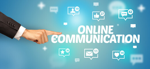 Close-Up Of Cropped Hand Pointing