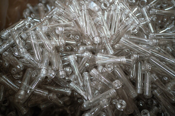 clear plastic bottle raw material