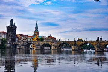 charles bridge prague city