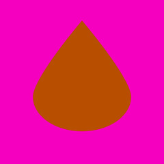 Coxinha on a pink background