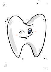 Teeth Clip Art Cute Teeth clip art Teeth doodle Teeth hand drawn Teeth icon Teeth kawaii