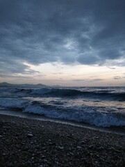 Obraz premium sunset on the beach