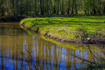 Polderpark Cronestein large park in the city of Leiden in the Dutch province of South Holland