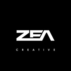 ZEA Letter Initial Logo Design Template Vector Illustration