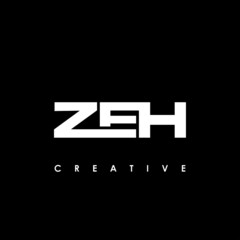 ZEH Letter Initial Logo Design Template Vector Illustration