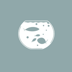 Fishes in the aquarium vector illustration. File for cut, paper cut, laser cut, laser score or digital use