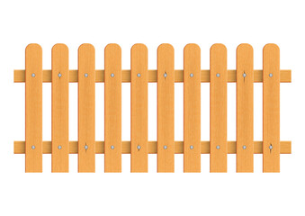 Retro vintage brown wooden fence vector illustration