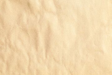 Brown crumpled background paper surface texture