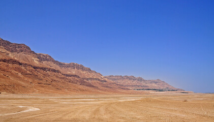 Desert in Dead sea. Israel