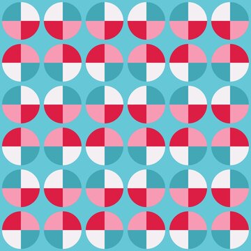 Simple abstract seamless pattern - decorative accent for any surfaces.