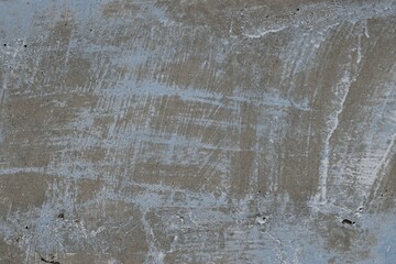 Concrete texture. Abstract cement background wallpaper. Washed watercolor white paint over dirty cyan paint on old concrete surface. Abstract grunge background.