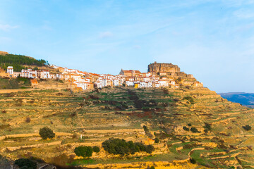 Ares del Maestrat (Maestre), Alt Maestrat district, Valencian Community, Spain. Beautiful longshot...