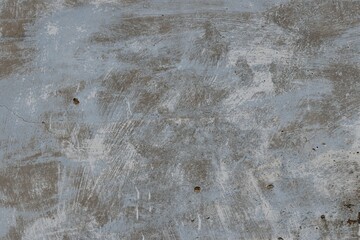 Concrete texture. Abstract cement background wallpaper. Washed watercolor white paint over dirty cyan paint on old concrete surface. Abstract grunge background.