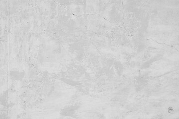 Subtle white washed wall texture background. Cool light soft grey pattern of concrete or cement...