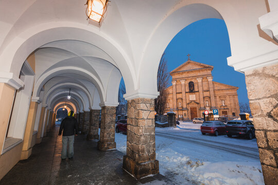 Evening in Gorlice