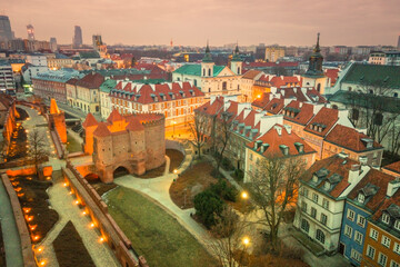 Fototapeta na wymiar Old town of Warsaw
