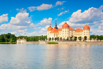 Fototapeta premium Schloss Moritzburg bei Dresden, Deutschland