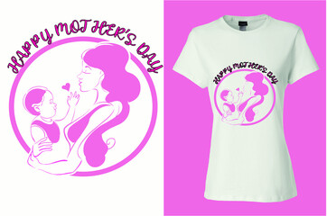 Mother's day t shirt design
