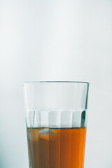 Ice coffee in a hot summer