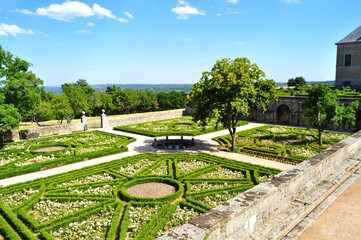 El Escorial Gardens near Madrid, Spain
