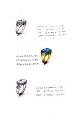 Design Jewelry Ring Sketch
