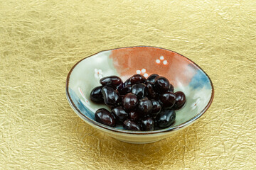 初挑戦！自作黒豆の煮物