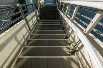 walkway stairs outdoor and background photo stock