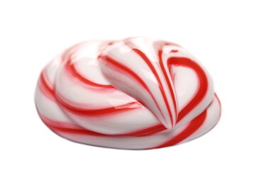 Toothpaste red white isolated on background, clipping path