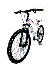 Fototapeta premium Bicicleta deportiva. cambia su color y dimensiones sin perder calidad. 