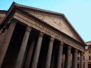 Ancient Roman Ruins Italy