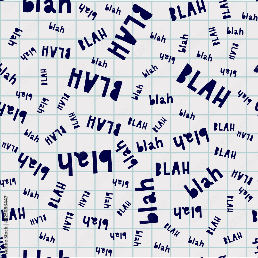 Poster blah blah blah seamless pattern. and so on.