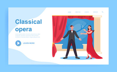 Opera singer concept