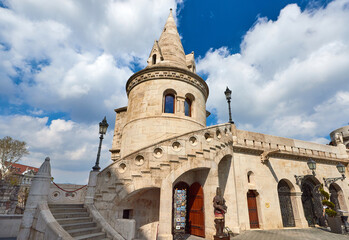 Visiting Buda castle, Budapest, Hungary