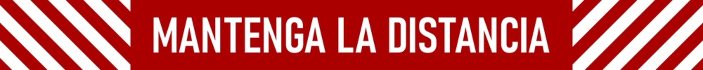 Mantenga La Distancia (