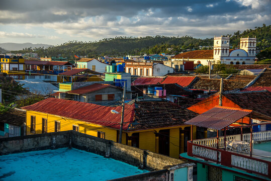 View over the oldest city in Cuba, Baracoa