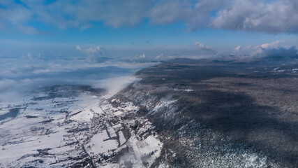 view from the top of the mountain