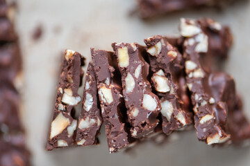 Haselnuss Schokolade mit Kokosblütenzucker