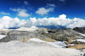Obraz premium Alpine landscape in Hoch Koenig, Koenigsjodler Ridge, Austria, Europe