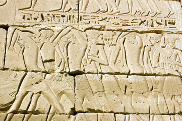 Slaves hieroglyphs Egypt