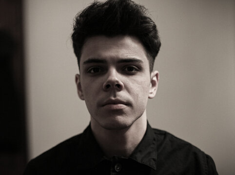 Portrait of young man ( Black and White )