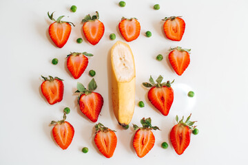 strawberries, bananas, antioxidants in the air