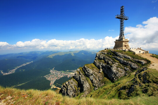 Summer alpine landscape in Bucegi Mountains, Romania, Europe