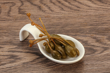 Caper berries in the bowl